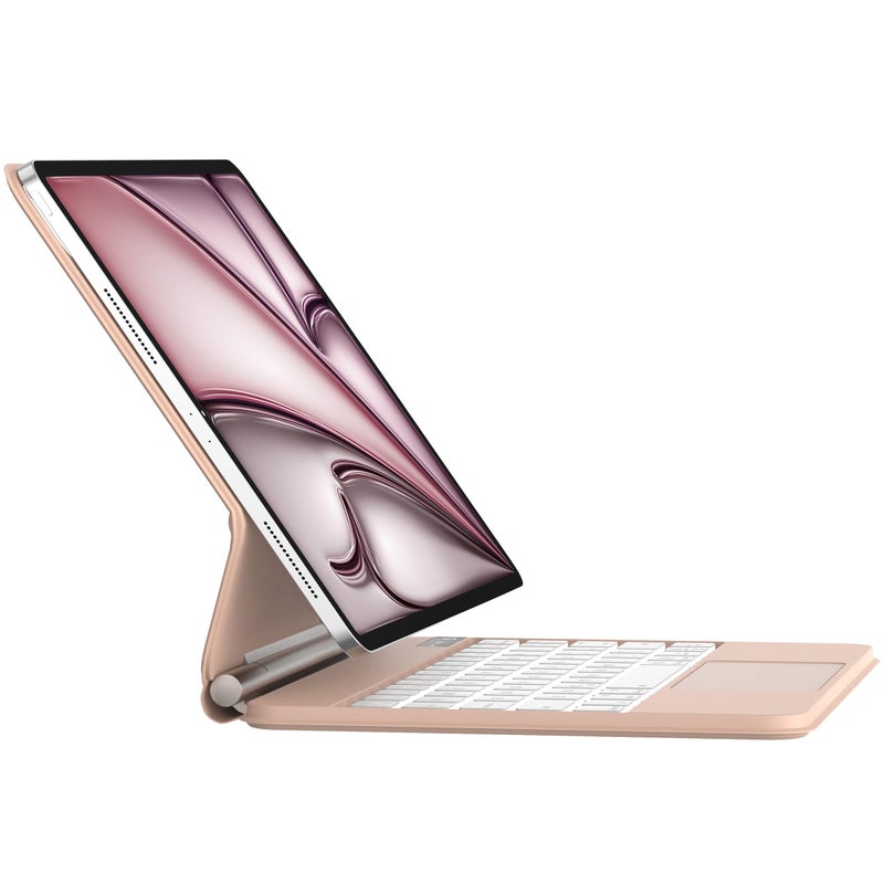D DINGRICH Keyboard Case for iPad Pro 129 inch 3456th Gen iPad Air 13 Inch M3M2 Magic Keyboard EasySet Floating Cantilever Stand Precision MultiTouch TrackpadPink