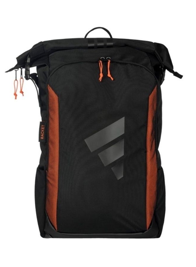 Adidas Multigame Black/Orange 3.4 Backpack Padel Bag - Image 1