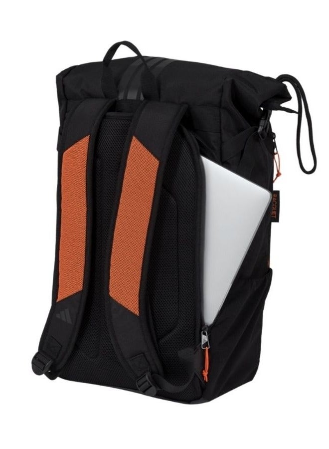 Adidas Multigame Black/Orange 3.4 Backpack Padel Bag - Image 3