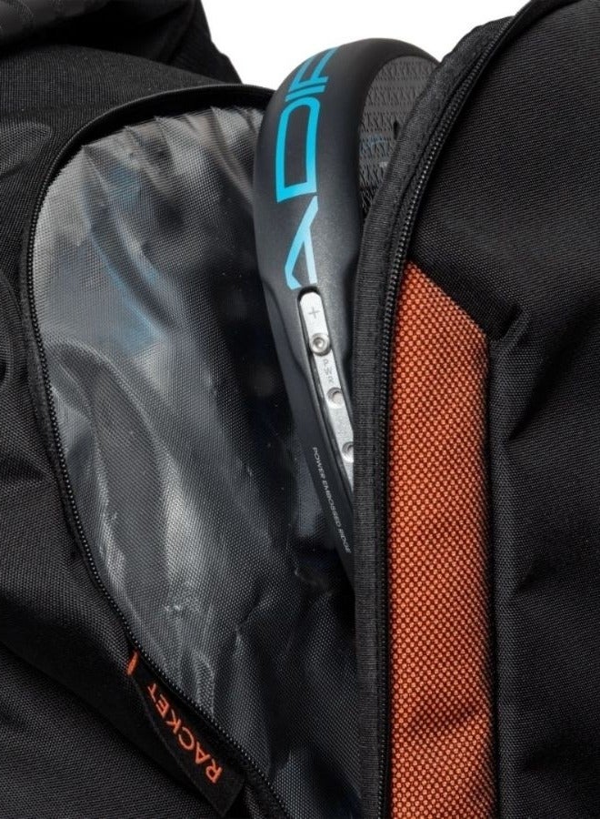 Adidas Multigame Black/Orange 3.4 Backpack Padel Bag - Image 5