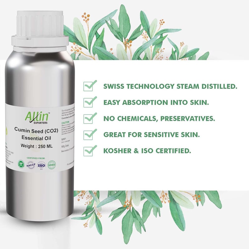 Allin Exporters Allin Exporters Cumin Seed Oil Co2 Extract Undiluted for Hair  Skin 250 ML  - Image 3
