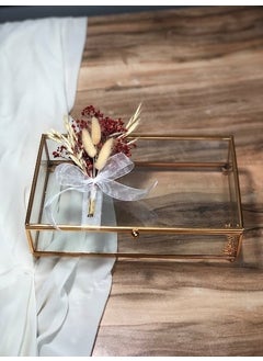 Masalsı Concept 25-15 cm Girl's Promise Chocolate Box Glass Box Promise Engagement Chocolate Box Baby Chocolate 