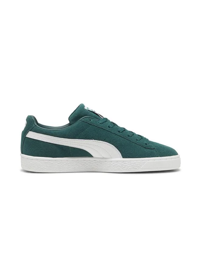 Puma Dark Myrtle-PUMA White Suede Classic Sneakers Unisex for Men | Best Price UAE