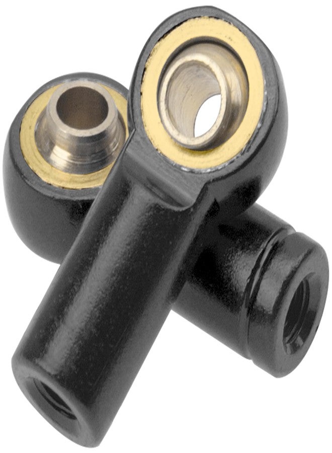 Vgoohobby 10Pack Vgoohobby Aluminum CW CCW M3 Link Rod Tie Rod End Ball Head Joint Holder 20mm Compatible with Axial Redcat HSP Traxxas HPI 1/10 RC Car Truck DIY Robot Boat Airplane (Black) - Image 3