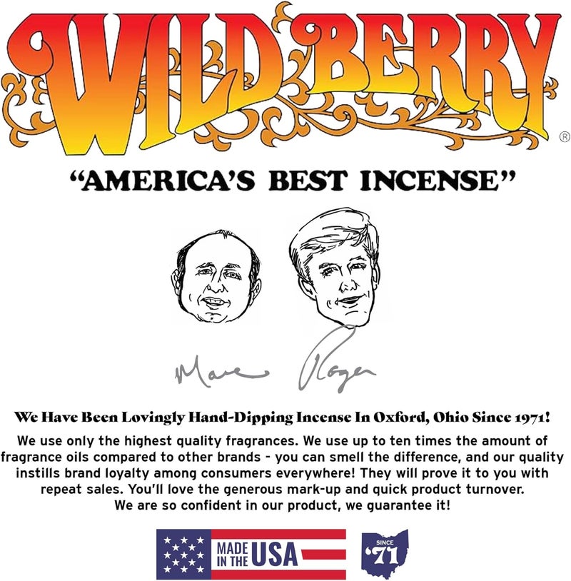 Wild Berry Fizzy Pop Incense Sticks - Effervescent Citrus and Lemon Lime Soda Fragrance - Hand Dipped in the USA (100 Count) - Image 5