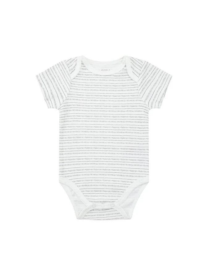 Luna & Lily 5-Piece Printed Onesie, Cap, Bib, Mittens and Bodysuit