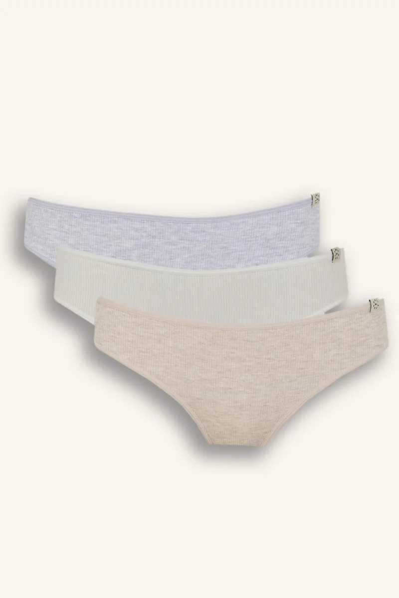 Defacto Fall in Love Ribana 3 Piece Strap Slip Panties