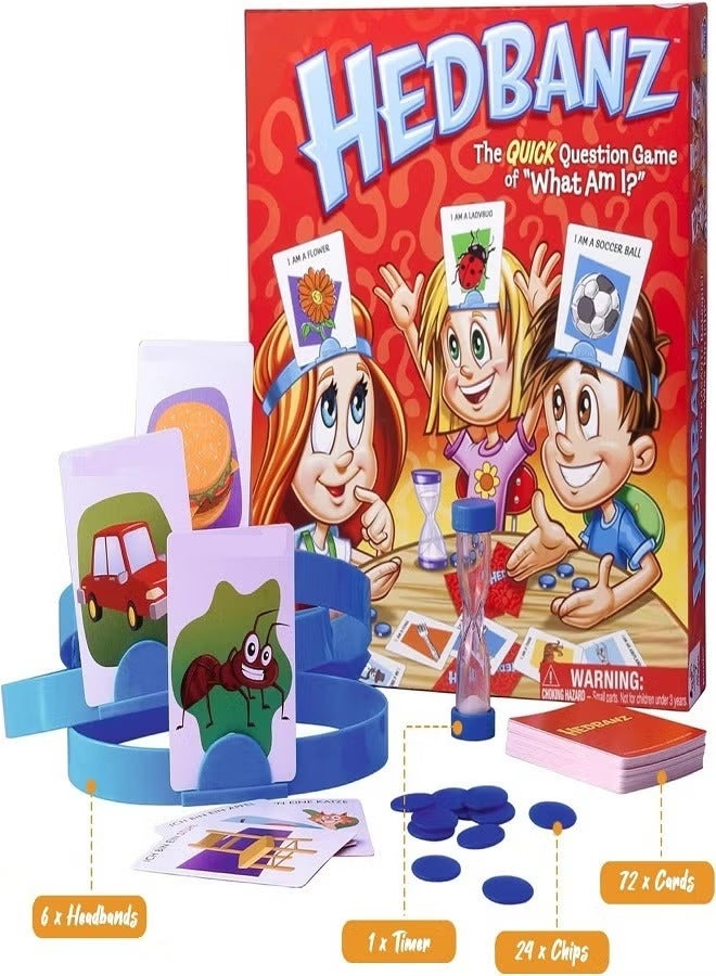 Endless Games HedBanz Picture Guessing Board Game- Family Games | Games for Family Game Night| Kids Games | Card Games for Families & Kids Ages 7 and up - Image 2