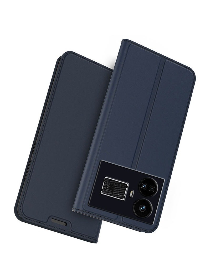 General Suitable for OPPO Realme GT5 Simple and Fashionable Invisible Bracket Phone Case Anti-Drop Magnetic Card Case 