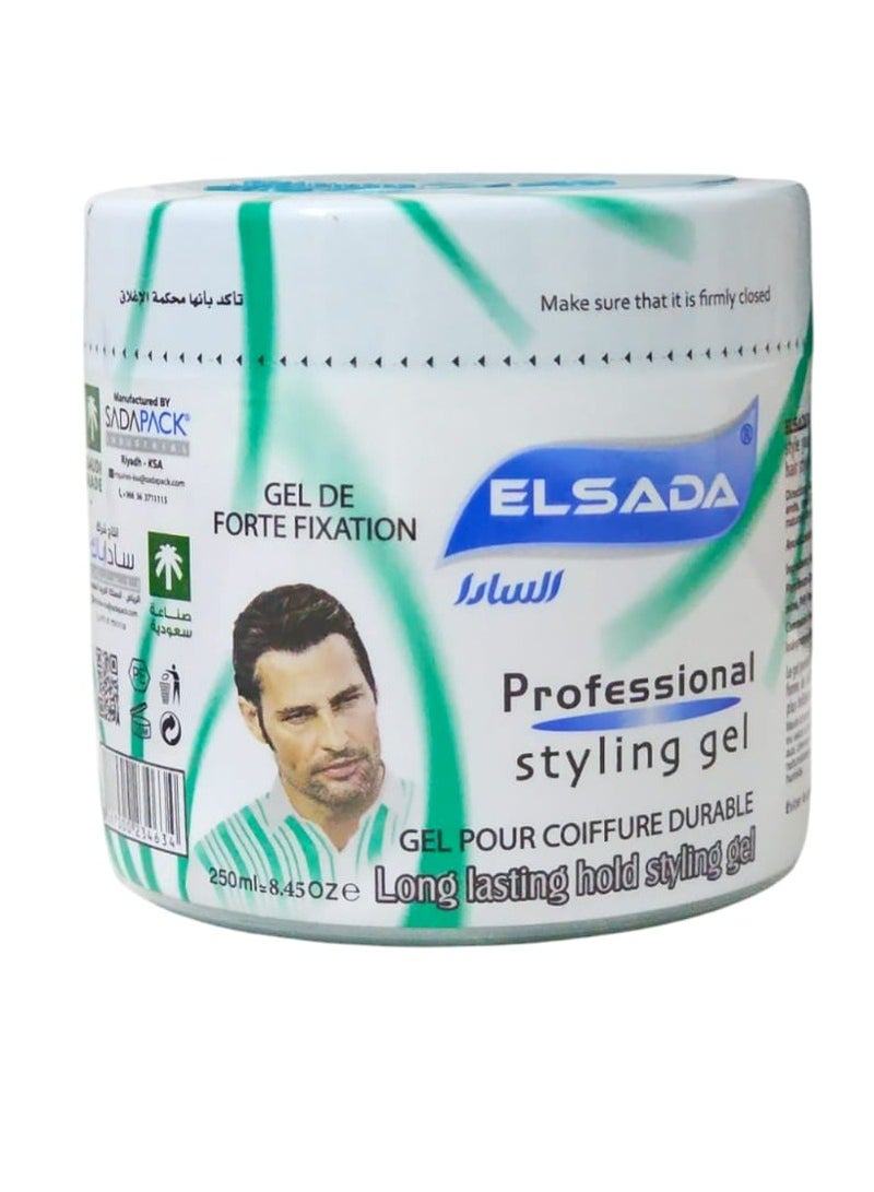 El SADA Professional Hair Styling Gel 250ml - Image 1