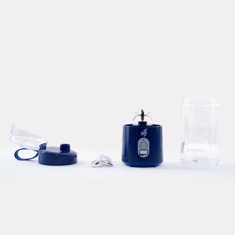TR6 Blendmate Comfort Portable Blender for Smoothies Protein Shakes Ice Crushing 380ML Capacity Tritan Material 4000mAh Battery USBC Port and Sipper Lid Blue - Image 4