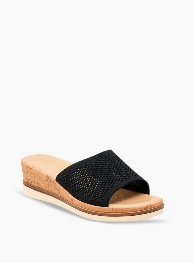 لو كونفورت صنادل سلايدز فلاينت بنعل ويدج