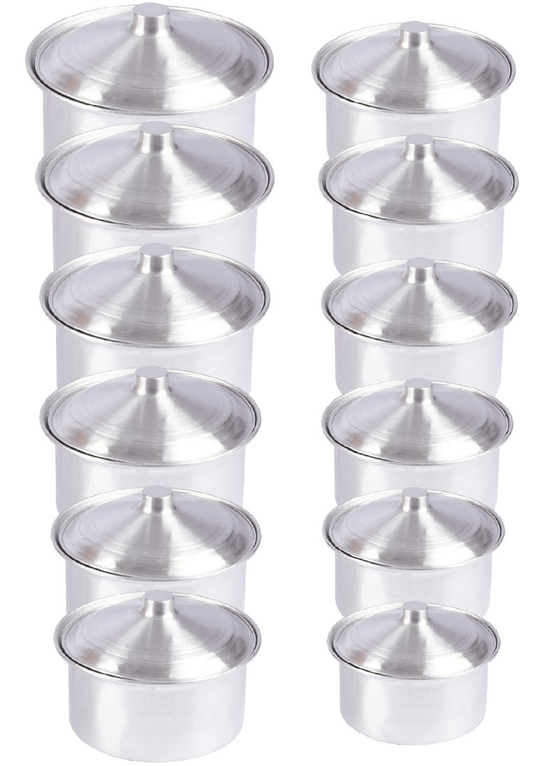 Generic Aluminum Pots Set Consisting of 12 Pots Size 16/17/18/19/20/22/23/24/26/28/29/31 cm  - Image 1