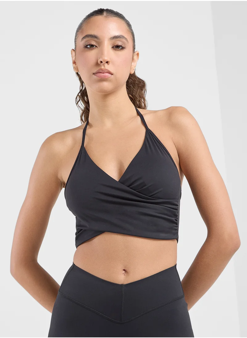 FRWD Halter Neck Sports Bra & Flared Sculpting Leggings