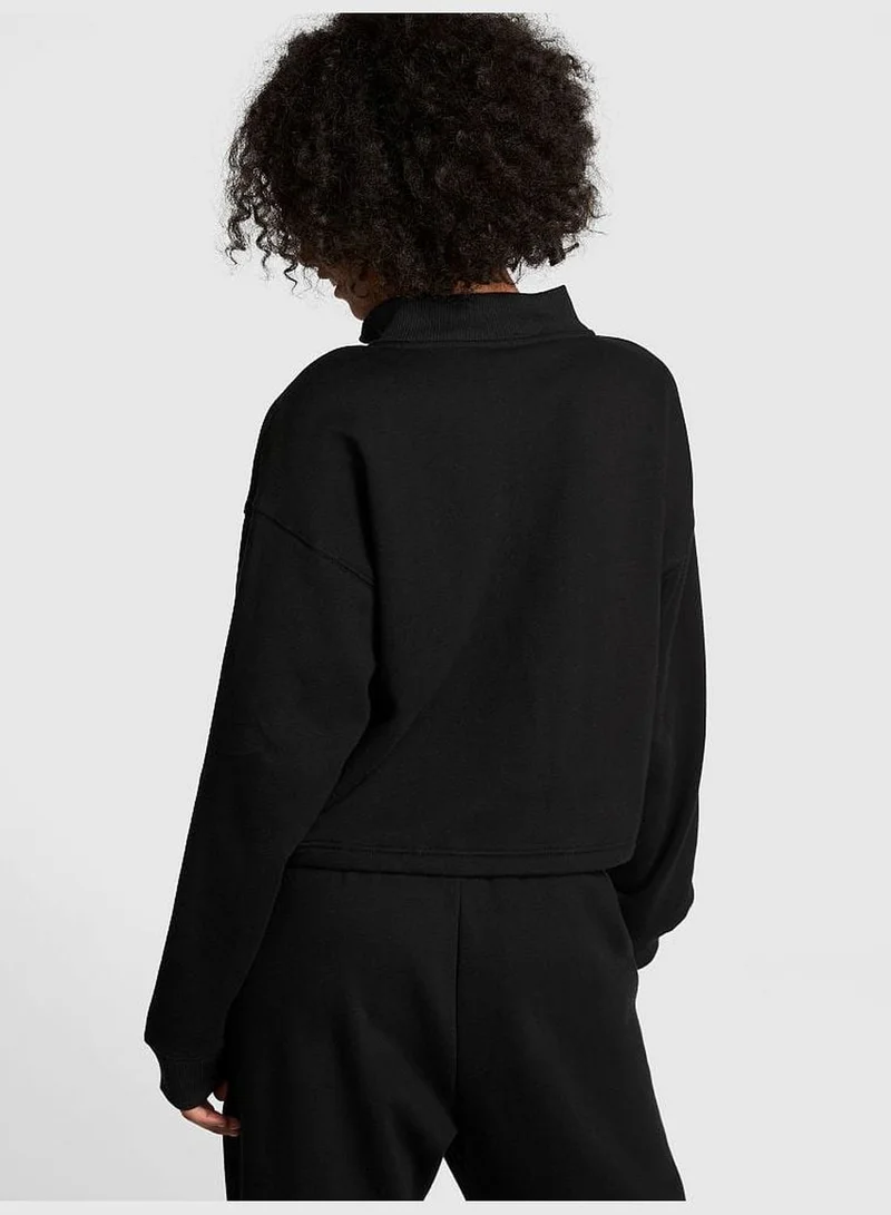 Victoria's Secret Premium Fleece Half-Zip Sweatshirt