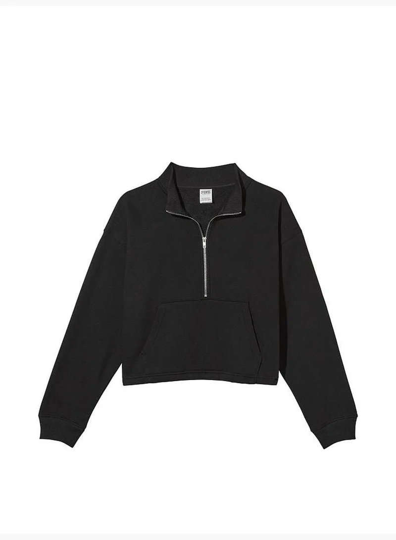 Victoria's Secret Premium Fleece Half-Zip Sweatshirt