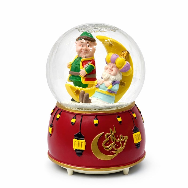 كره الثلج فنانيس و الشيخ مع الأضواء والموسيقي احمر - 6424 - Image 1