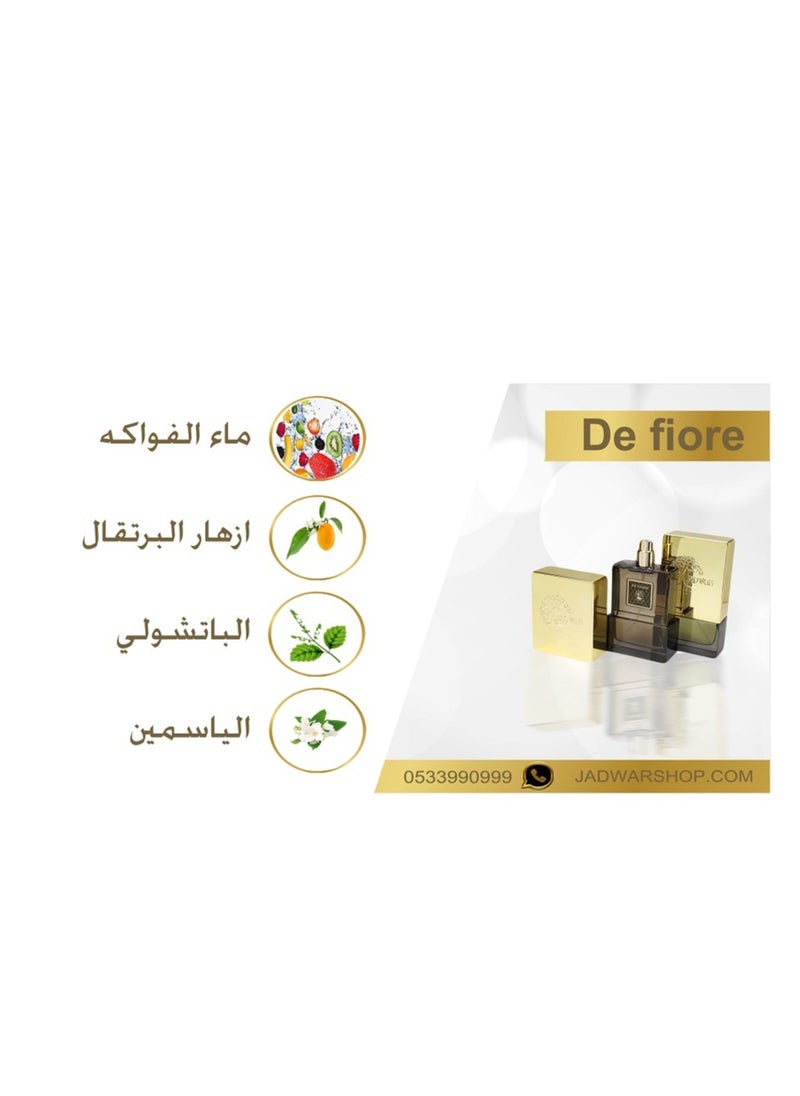 جدوار عطر فرنسي رجالي دي فيوري 30 مل اودي بارفان  - De fiore –  -عطر منعش من جدوار  - Image 3