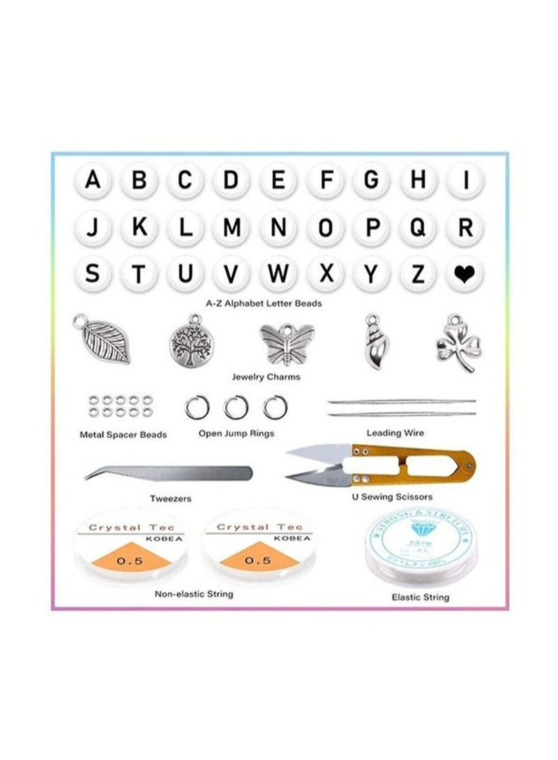 NIBEMINENT Glass Seed And Alphabet Letter Beads Art Starter Kit For Kids, 10+ Years - Image 3