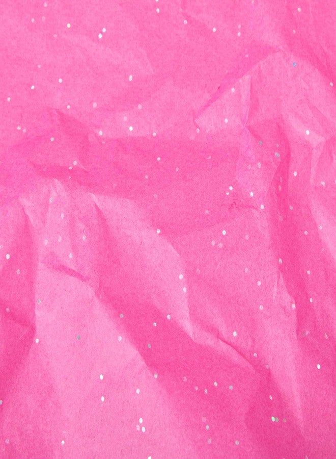 SUNCOLOR Sparkle Tissue Paper, 120 Sheets, Rainbow Colors, 20x14 Inches, Glitter Finish for Gift Wrapping, Crafts, Party Decorations - Image 2