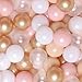 GOGOSO Ball Pits Balls Toddlers 50 100 200 500 Plastics Shape Ball NonPhthalate NonBPA NonToxic 22Inch Crush Proof Play Balls BeigePinkPearl BrownWhiteClear 100 Balls - Image 3
