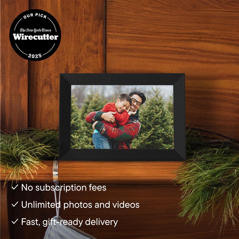 Aura Stone Digital Picture Frame - 10.1" HD Mat Display | Wirecutter's Best Digital Frame for Gifting - Send Photos Directly from Your Phone | Quick & Easy Setup Over WiFi - Free App | Black - Image 3
