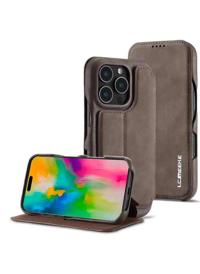 The Bros Case For iPhone 15 Pro Max Hon Ancient Series Flip Leather Phone Case