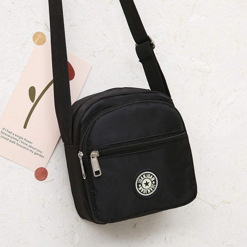 Spring Bag Fabric Crossbody Bag Coin Purse Mini Small Crossbody Bag Women'S Mobile Phone Bag Four Pull Small Handbag Women'S Bag - Image 4