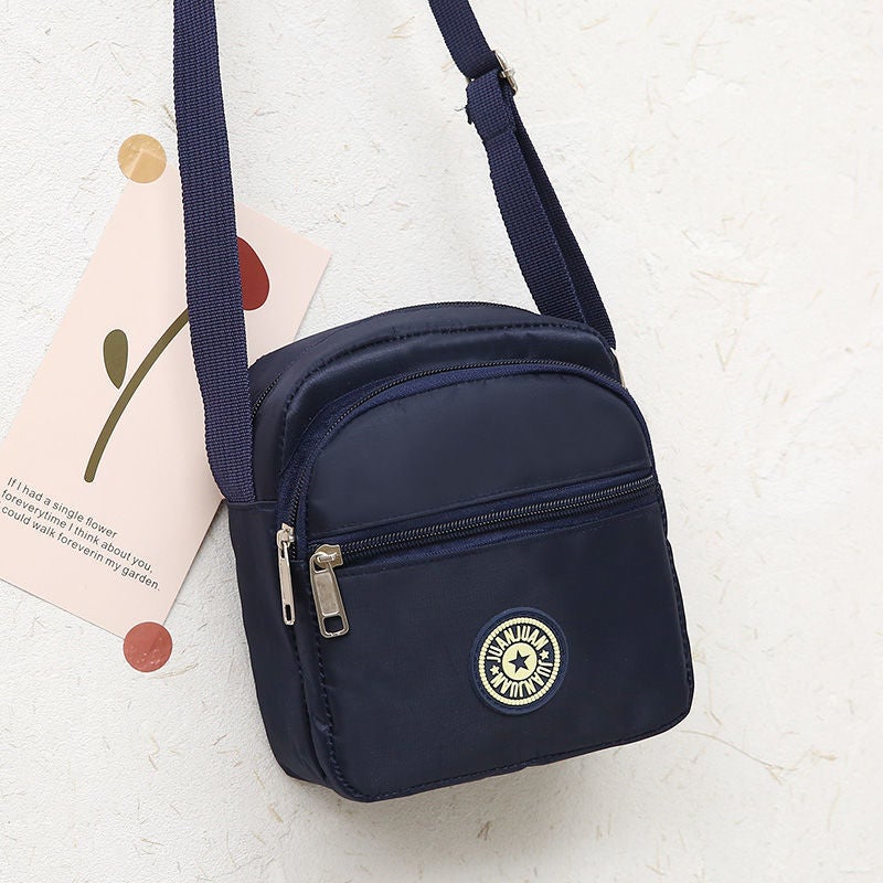 Spring Bag Fabric Crossbody Bag Coin Purse Mini Small Crossbody Bag Women'S Mobile Phone Bag Four Pull Small Handbag Women'S Bag - Image 3
