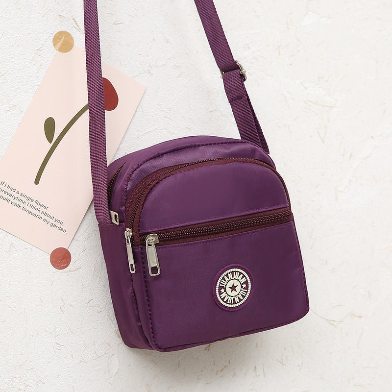 Spring Bag Fabric Crossbody Bag Coin Purse Mini Small Crossbody Bag Women'S Mobile Phone Bag Four Pull Small Handbag Women'S Bag - Image 5