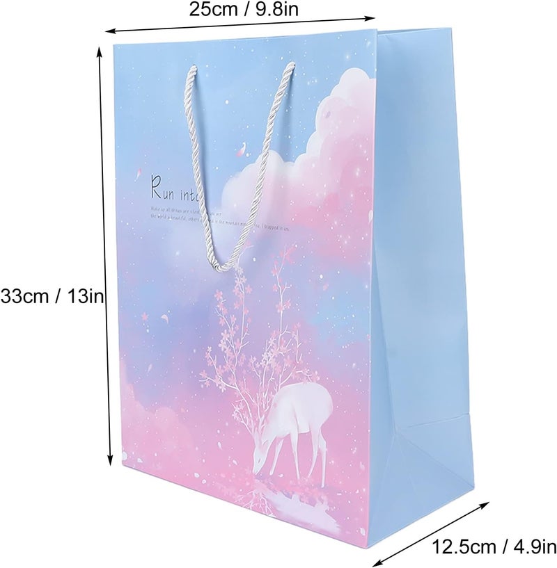 klarako Paper Gift Bag, Exquisite Elegant Delicate Gift Bag, Portable Gift Wrap Accessory for Christmas, Shopping, Parties, Birthday, Graduations, Bridal or Baby Showers, Valentine, Retirements - Image 5