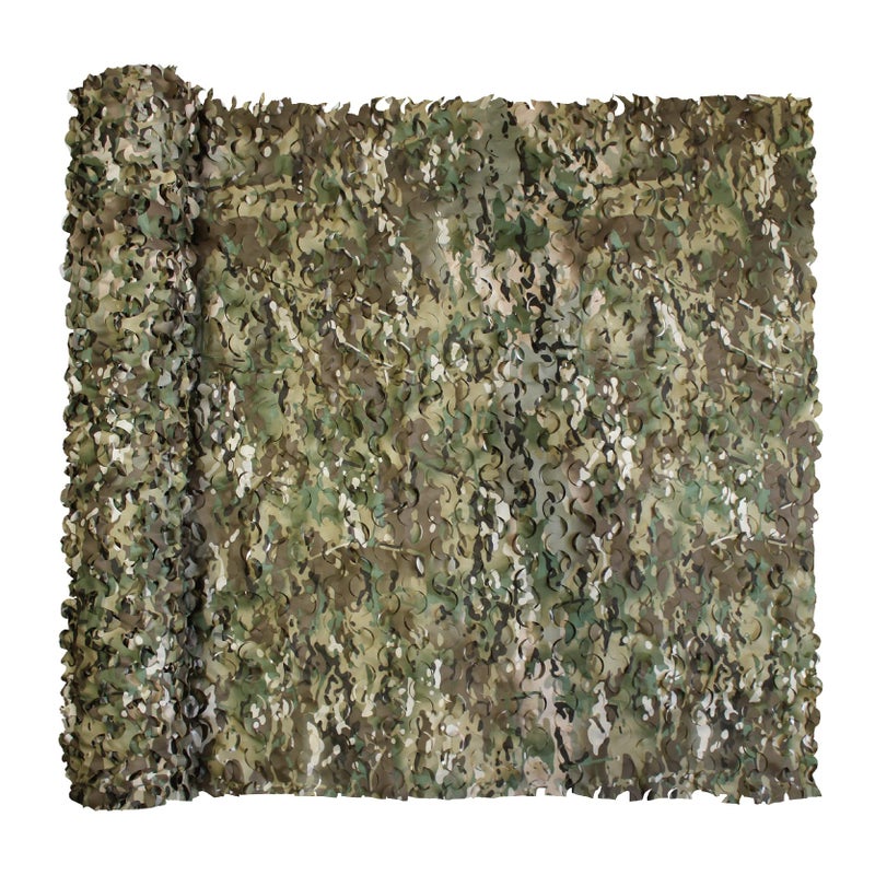GRVCN Camo Netting Camouflage Net, Bulk Roll Sunshade Mesh Nets for Hunting Blind Shooting Military Theme Party Decorations - Image 1