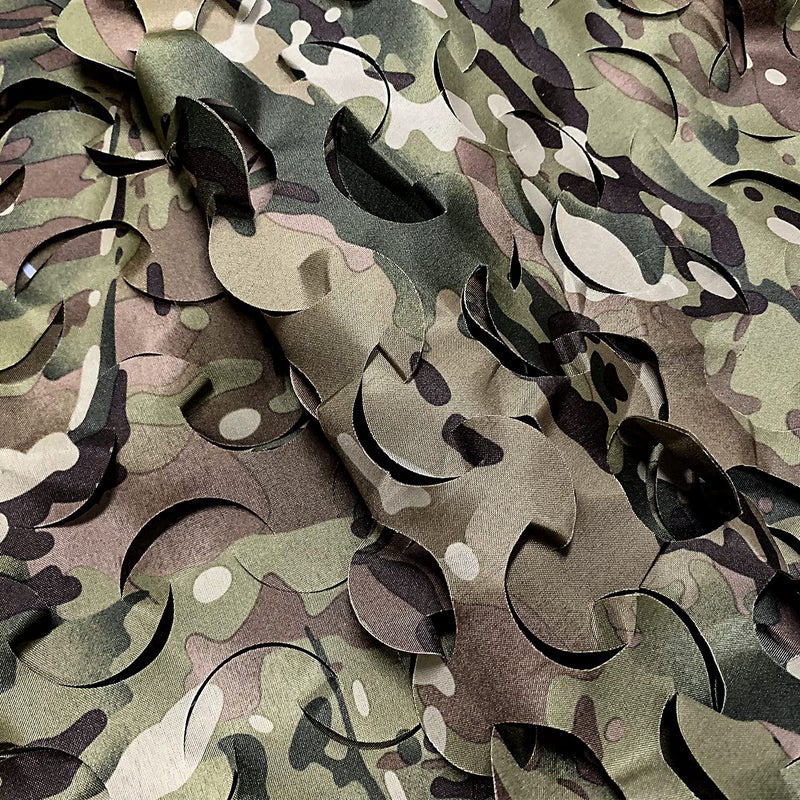 GRVCN Camo Netting Camouflage Net, Bulk Roll Sunshade Mesh Nets for Hunting Blind Shooting Military Theme Party Decorations - Image 2