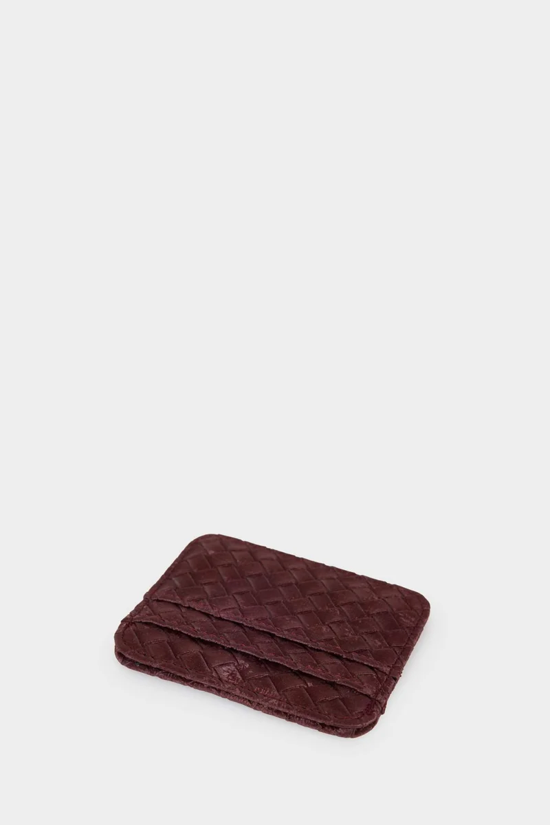 Defacto  Woman Suede Business Card Wallet for Women | Best Price UAE