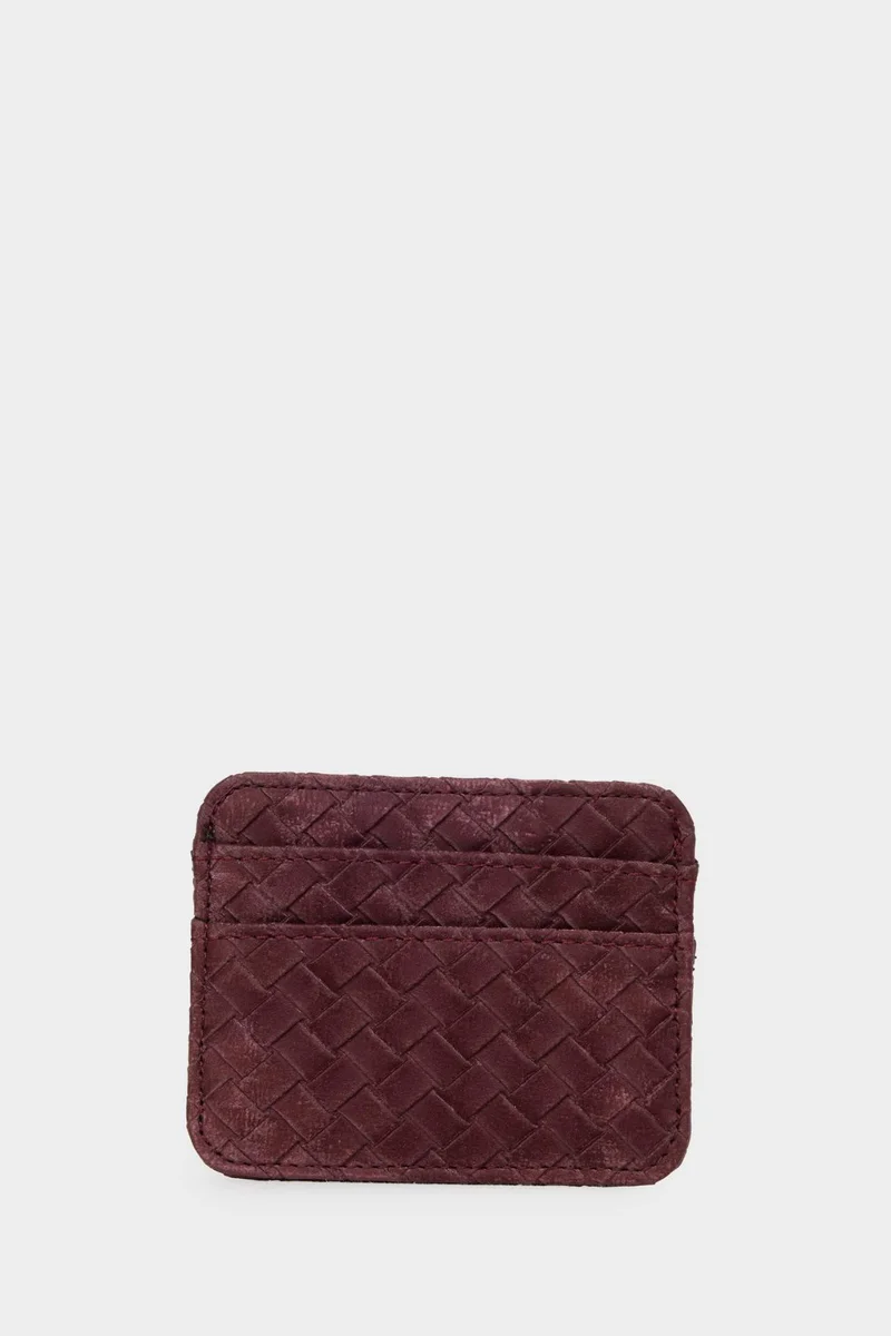 Defacto  Woman Suede Business Card Wallet for Women | Best Price UAE