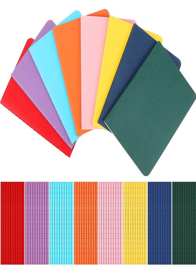 Epakh 80 Pack Mini Notebooks, Colorful Journals Notebooks Small Pocket Notebook Set, Mini Journal Memo Notepads for Office Supplies, School Supplies, 4.0 x 5.5 Inch, 24 Sheets/ 48 Pages, 16 Lines - Image 1