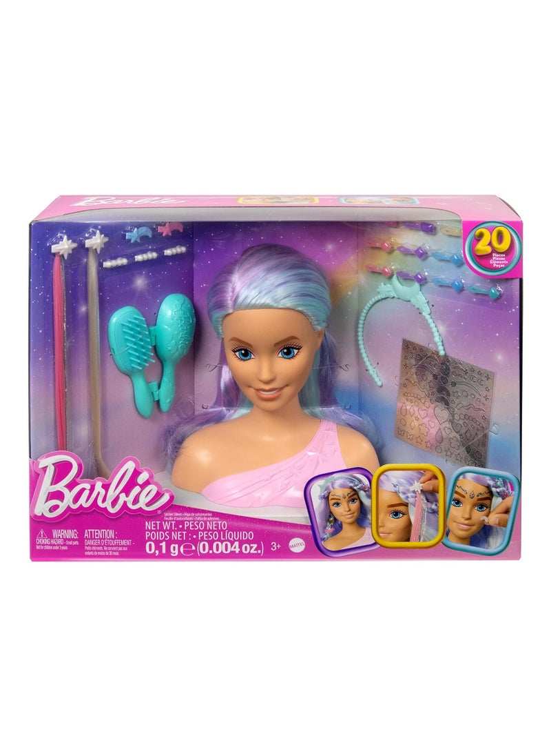 Barbie - Barbie Styling Head and Accessories Pastel Hair - Image 1