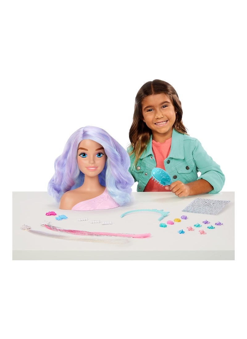Barbie - Barbie Styling Head and Accessories Pastel Hair - Image 1