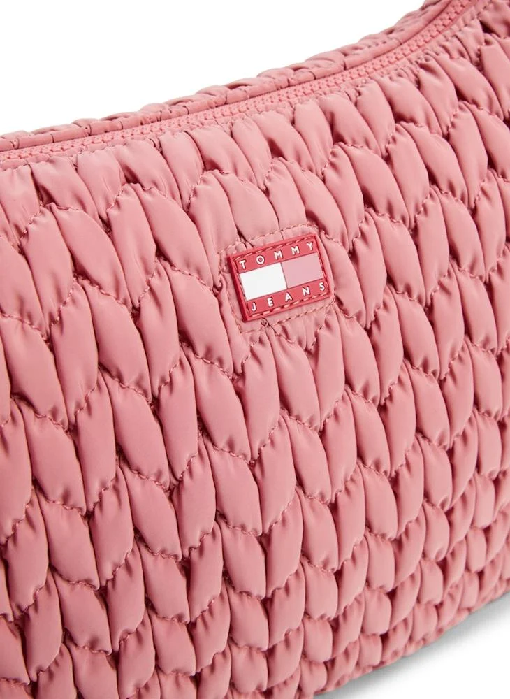 TOMMY JEANS Logo Quilted Crossbody Bag