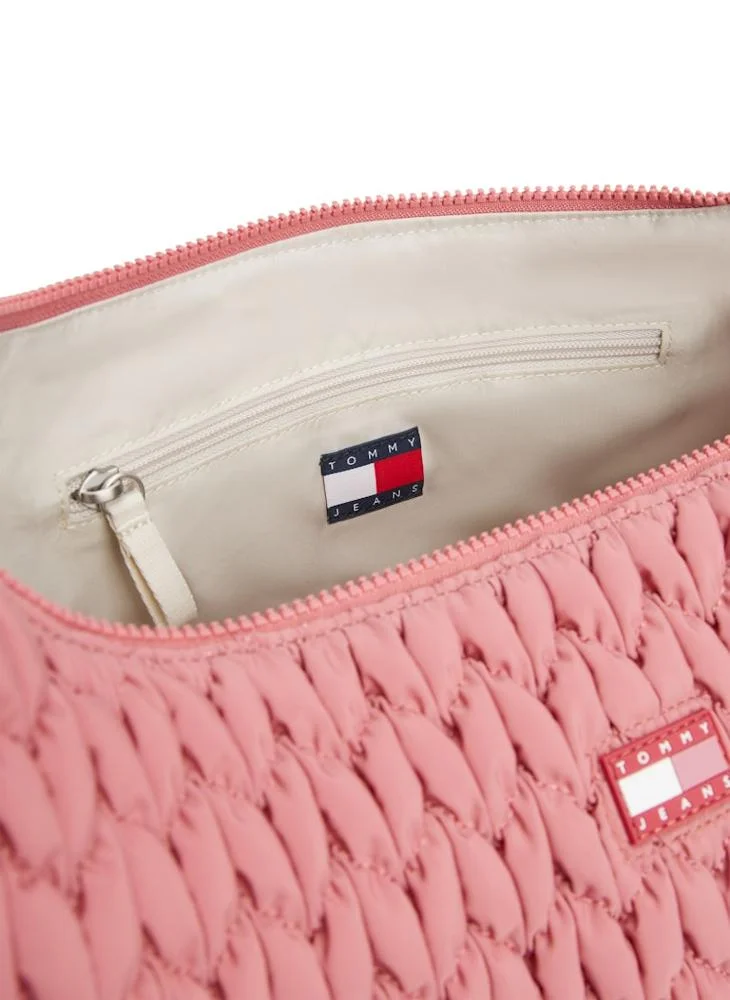 TOMMY JEANS Logo Quilted Crossbody Bag