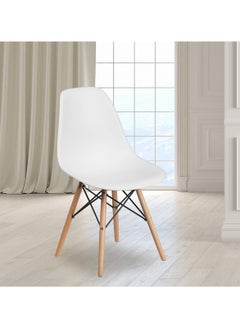 Mahmayi كرسي طعام بلاستيكي من Mahmayi Ultimate Eames Style DSW - أبيض  - Image 2