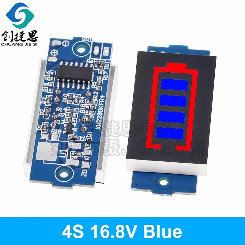 Lithium Battery Pack Power Indicator Board 6/12/24/36/48V Storage Electric Vehicle Battery Power Display - Image 1