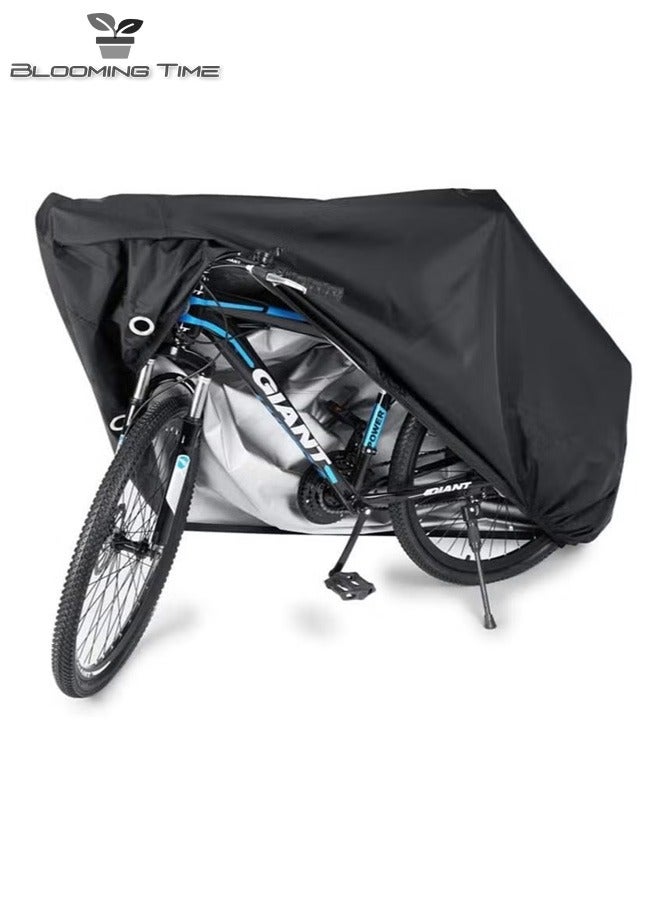 BLOOMING TIME Waterproof bike cover for all occasions black 190x65x98CM  - Image 1