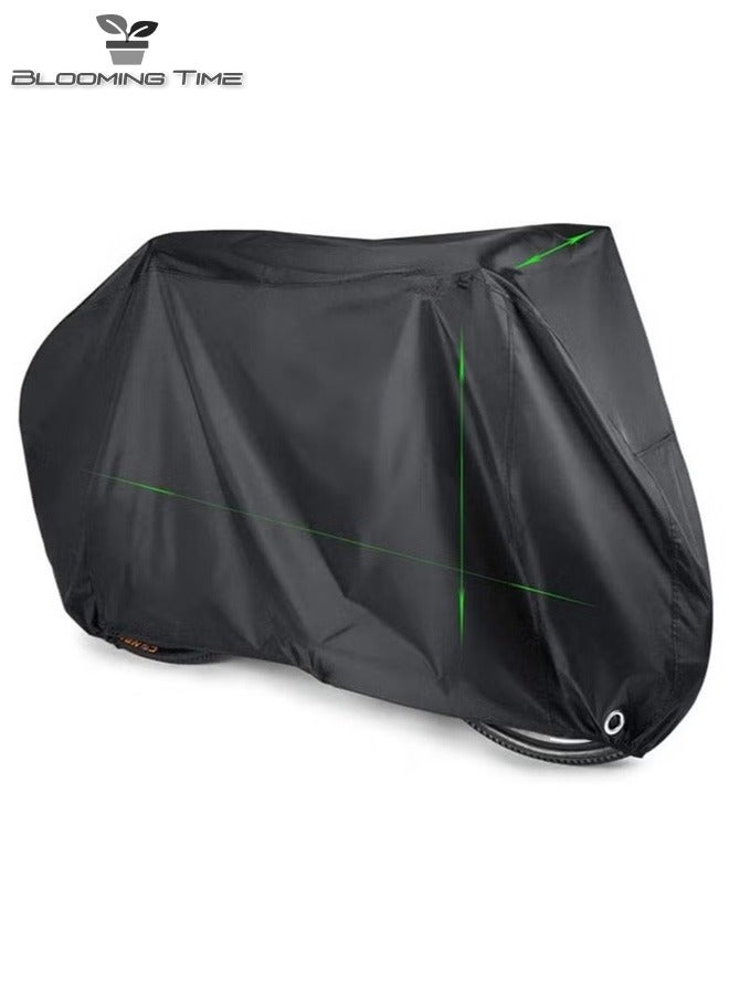 BLOOMING TIME Waterproof bike cover for all occasions black 190x65x98CM  - Image 4