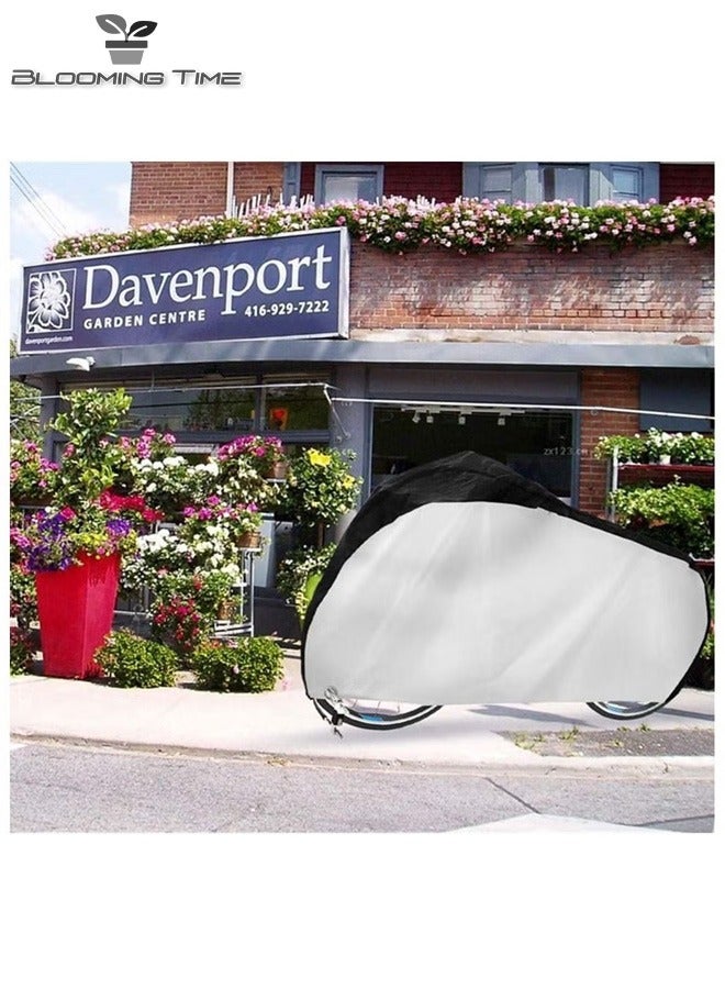 BLOOMING TIME Waterproof bike cover for all occasions black 190x65x98CM  - Image 5