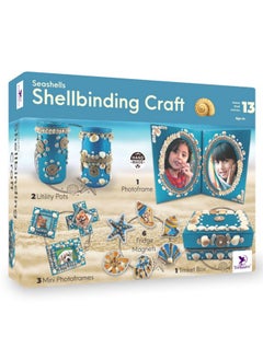 ToyKraft ToyKraft: Shellbinding Craft - Do It Yourself Seashell Craft Activity Kit for Kids Aged 7 Years to Adults  - Image 1