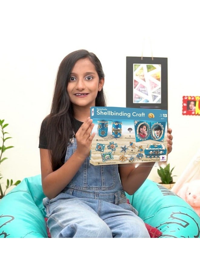 توي كرافت ToyKraft: حرفة ربط الأصداف - مجموعة أنشطة حرفية من الأصداف البحرية اصنعها بنفسك للأطفال من سن 7 سنوات وحتى البالغين  - Image 2