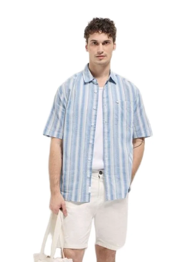 THE BEAR HOUSE Men's Shirt for Casual and Formal Wear | Classic Button-Down Style for Office, Daily Use, Travel, Events & All-Season Outfits | Versatile & Stylish Wardrobe Essential for Every Occasion