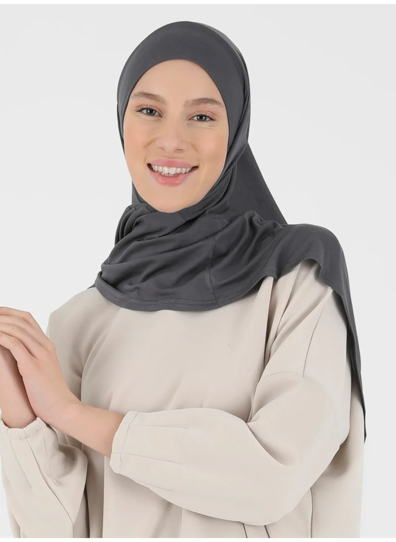 إيكاردين Viscose Scarfs - Dark Grey -