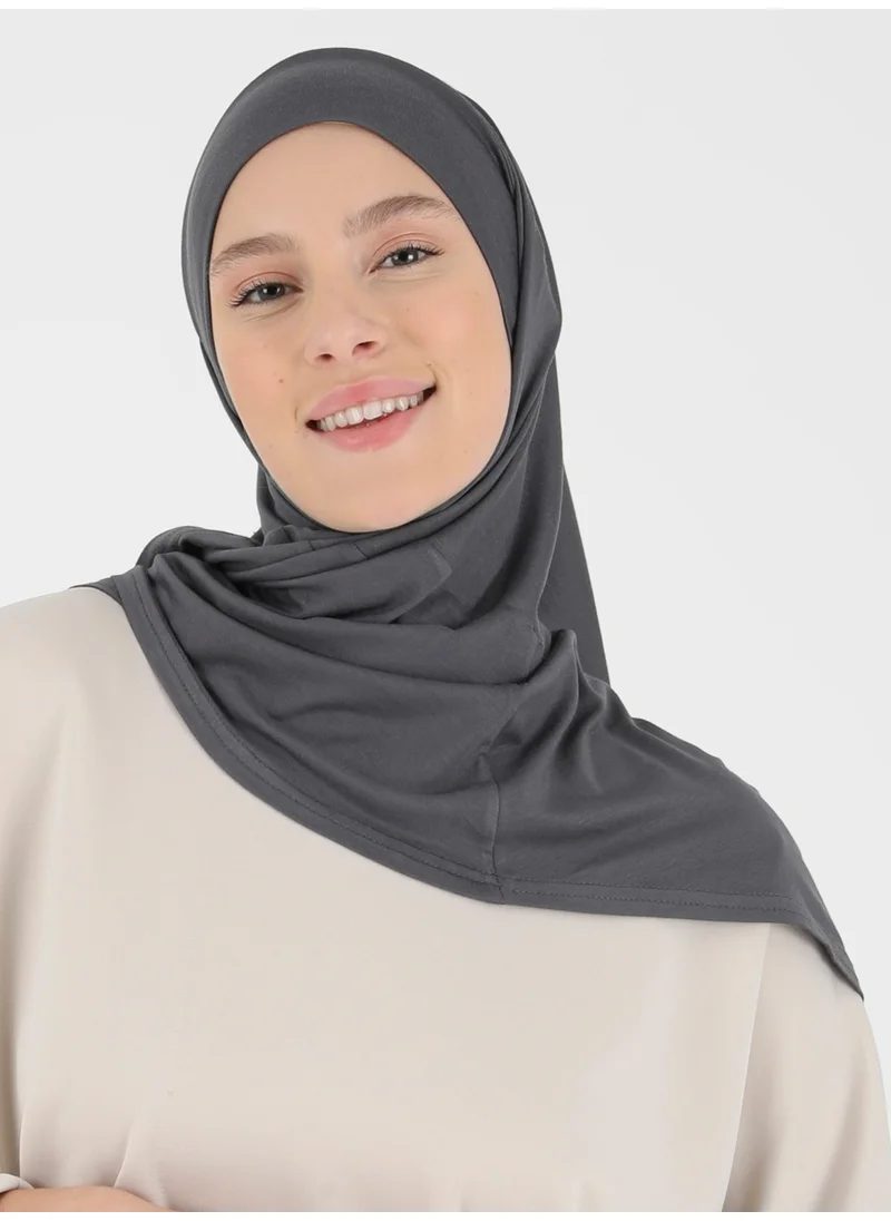 إيكاردين Viscose Scarfs - Dark Grey -